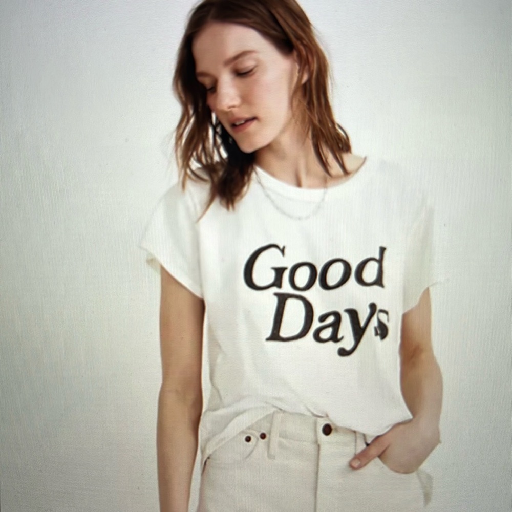 Madewell Good Days Graphic Softfade Cotton Tee